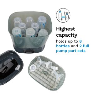 One Step? Baby Bottle Sterilizer and Dryer Advanced – Electric steam sterilizer with HEPA Filter