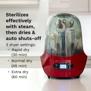 One Step? Baby Bottle Sterilizer and Dryer – Electric steam sterilizer