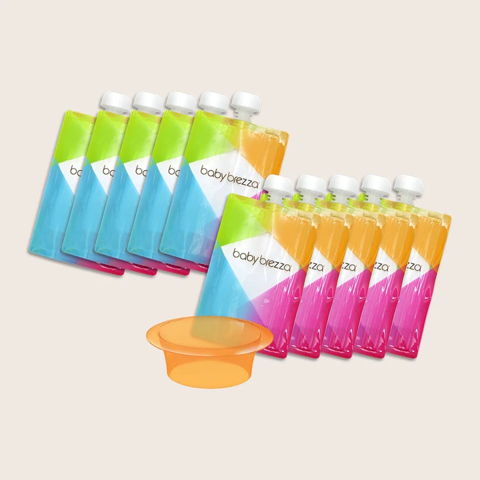 Reusable Baby Food Pouches. 10 Pack