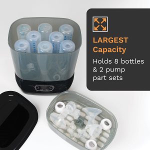 One Step? Baby Bottle Sterilizer and Dryer Advanced – Electric steam sterilizer with HEPA Filter