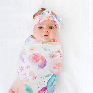 Knit Swaddle Blanket – Bloom
