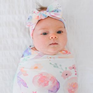 Knit Swaddle Blanket – Bloom