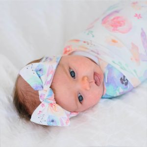 Knit Swaddle Blanket – Bloom