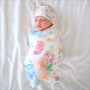 Knit Swaddle Blanket – Bloom