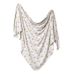 Knit Swaddle Blanket – Chip
