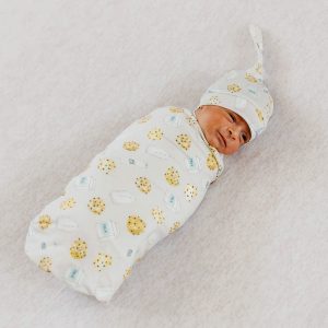 Knit Swaddle Blanket – Chip