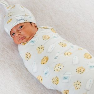 Knit Swaddle Blanket – Chip