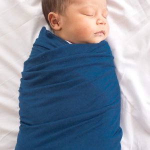 Knit Swaddle Blanket – River