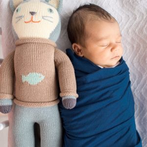 Knit Swaddle Blanket – River