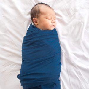 Knit Swaddle Blanket – River