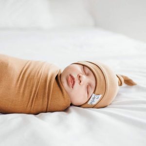 Top Knot Hat – Camel