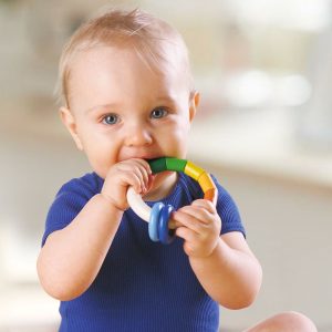 Kringelring Wooden Baby Rattle